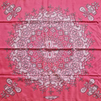 HERMES Paris made in France - CARRE in printed...