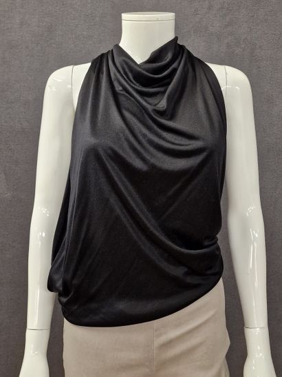 HERMES Paris made in France - Black jersey...