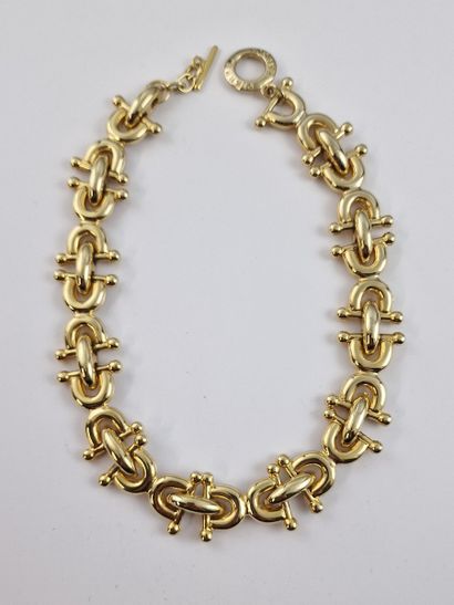 Pierre CARDIN - NECKLACE with gilded metal...