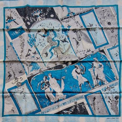 HENRY A LA PENSEE Paris - CARRE 80 en twill...