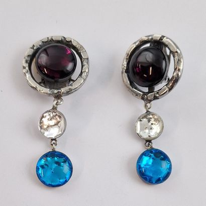 Jacques GAUTIER - PAIR OF EAR PENDANTS in...