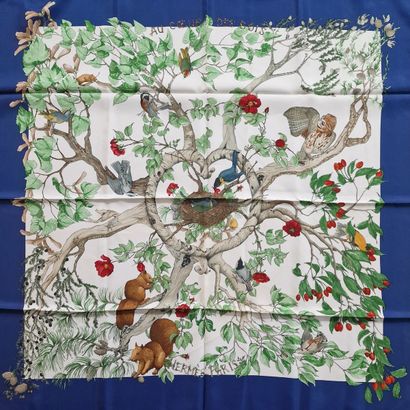 HERMES Paris made in France - CARRE en twill...