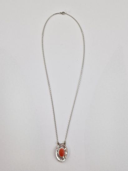 Jacques GAUTIER - Silver-plated metal chain...