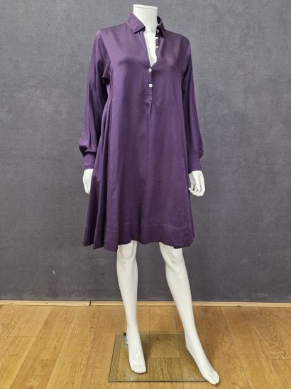 HERMES Paris made in France - ROBE polo évasée...