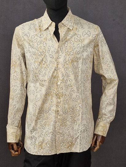 GUCCI - CHEMISE homme en coton imprimé à...