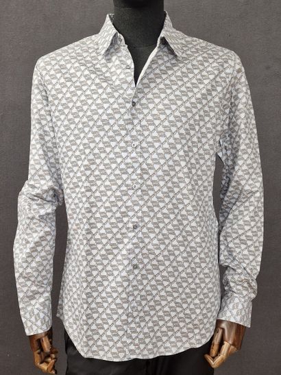 GUCCI - CHEMISE homme en coton imprimé à...