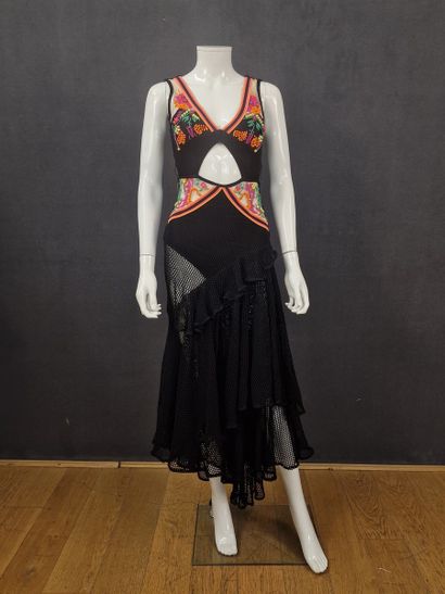 Pat BO - ROBE longue sans manche en maille...