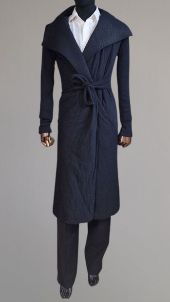 Rick OWENS Lives - LONG GILET à nouer en...