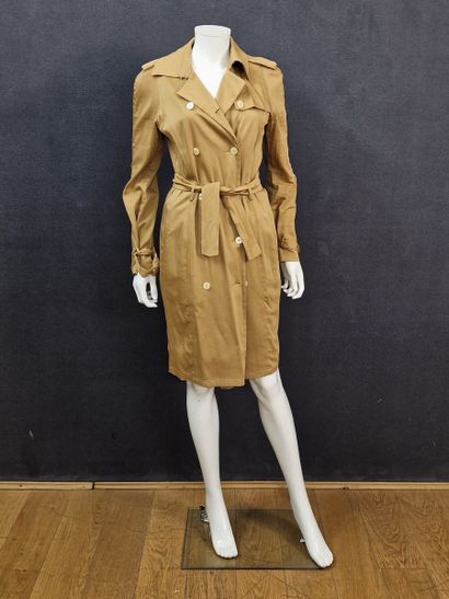 VERSACE classic - TRENCH en coton satiné...