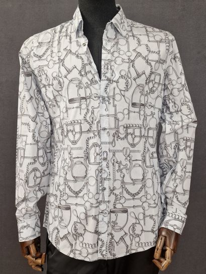 GUCCI - CHEMISE homme en coton imprimé à...