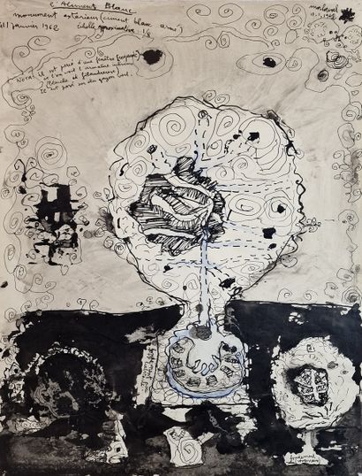 Robert MALAVAL (1937-1980)
L'Aliment blanc,...