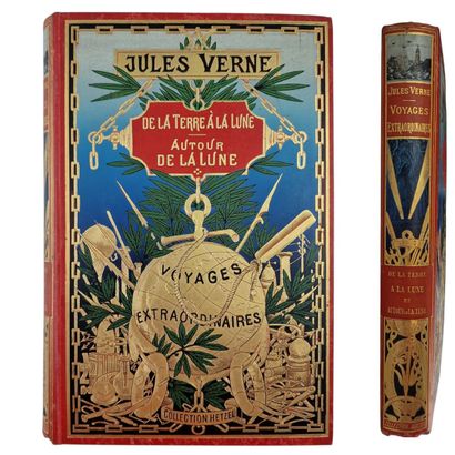 VERNE (Jules). De la terre à la lune Autour...