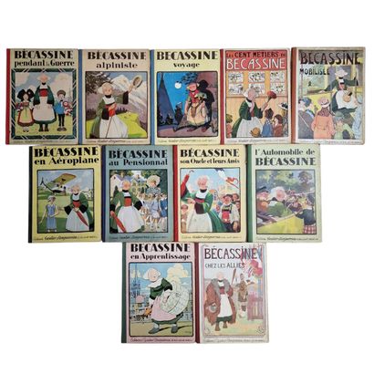 11 ALBUMS BECASSINE (J.P Pinchon)
Editions...