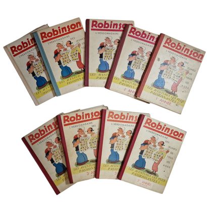 ROBINSON - 9 ALBUMS 
Reliures Editeur et...