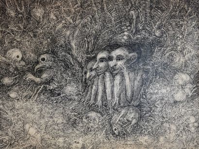Louis PONS (1927-2021)
Ils s'installent 
PLUME...