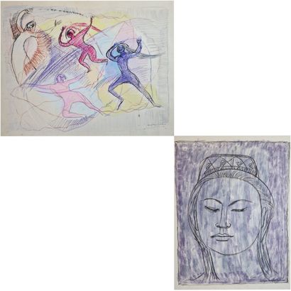 Magdalena RADULESCU (1902-1982)
Danseurs...