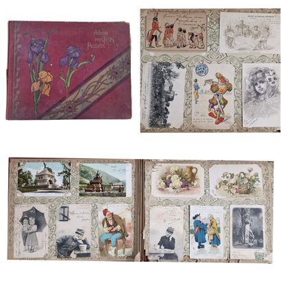 ALBUM of postcards and greetings cards from...