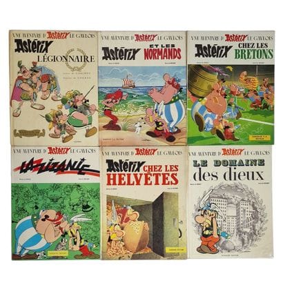 6 ALBUMS - ASTERIX LE GAULOIS (Goscinny et...