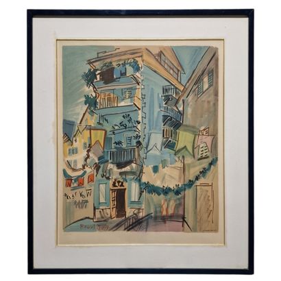 D'après Raoul DUFY (1877-1953)
La Maison...