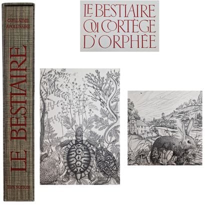 Guillaume APOLLINAIRE
Le Bestiaire ou Cortège...