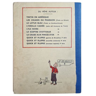 ALBUM TINTIN (Hergé)
Tintin au Congo - Edition...