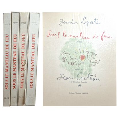 Jean COCTEAU
Sous le manteau de feu, 1955
Text...