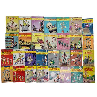 18 ALBUMS - LUCKY LUKE Cartonnés et brochés...