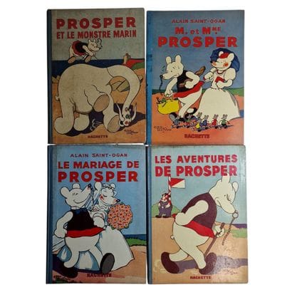4 ALBUMS - LES AVENTURES DE PROSPER (Alain...