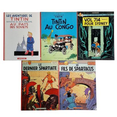 3 ALBUMS MODERNES - TINTIN (Hergé)
Editions...