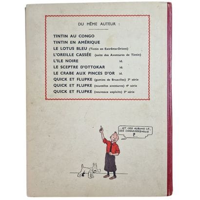 ALBUM TINTIN (Hergé)
Les cigares du Pharaon...