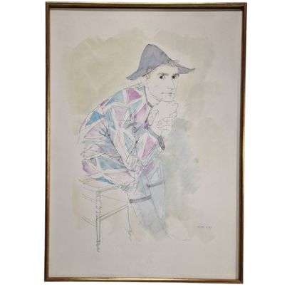 Michel CIRY (1919-2018)
Arlequin
AQUARELLE...