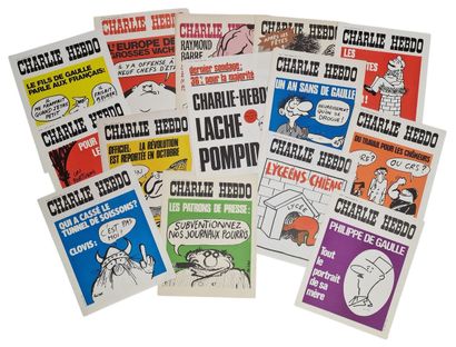 CHARLIE HEBDO
Ensemble de 50 AFFICHES DE...