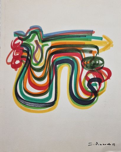 James PICHETTE (1920-1996)
Sans titre 
FEUTRES...