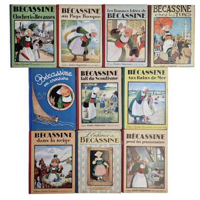 10 ALBUMS BECASSINE (J.P Pinchon)
Editions...