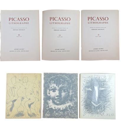 Pablo PICASSO
Lithographer 
Three paperback...