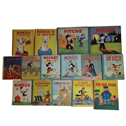14 ALBUMS Cartonnés et brochés dont certains...