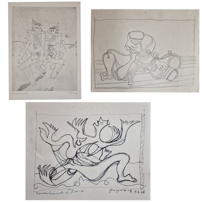 Georges PAPAZOFF (1894-1972)
Ensemble comprenant...