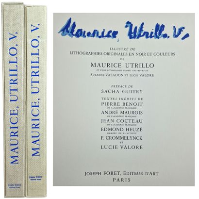 Maurice UTRILLO
TWO WORKS in slipcase 
Preface...