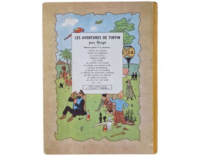 ALBUM TINTIN (Hergé) 
Au pays de l'or noir...