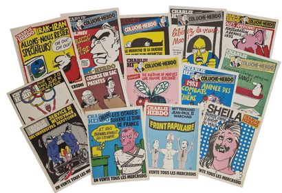CHARLIE HEBDO
Ensemble de 50 AFFICHES DE...