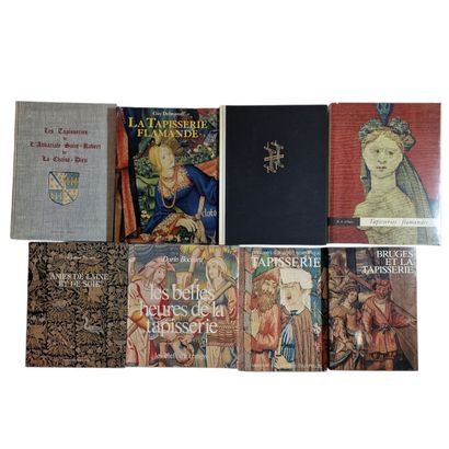 Set of 8 WORKS ON TAPESTRIES 
- Ame de la...