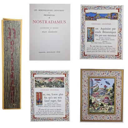 NOSTRADAMUS
ILLUSTRATED WORK in color by...