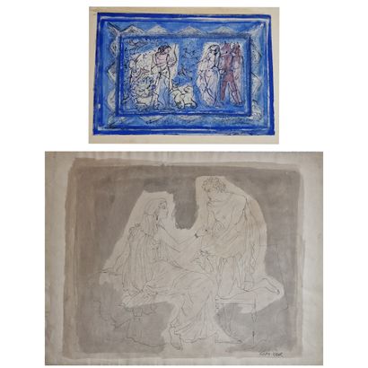 Léon ZACK (1892-1980)
Bas-relief à l'Antique...