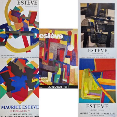 Maurice ESTEVE (1904-2001)
9 AFFICHES D'EXPOSITION...