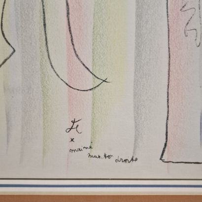 Jean COCTEAU (1889-1963)
La femme doit suivre...