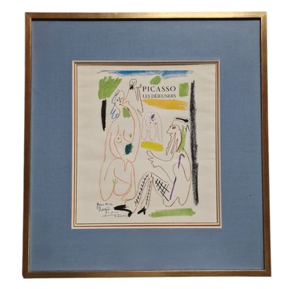 D'après Pablo PICASSO (1881-1973)
Les déjeuners
EPREUVE...