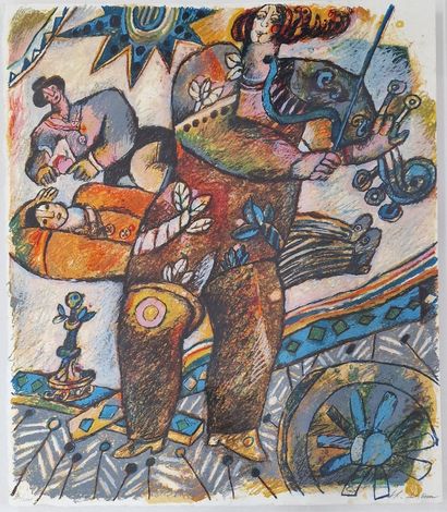 Théo TOBIASSE (1927-2012)
Poème à trois voix...