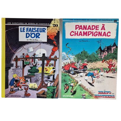 2 ALBUMS - LES AVENTURES DE SPIROU ET FANTASIO...