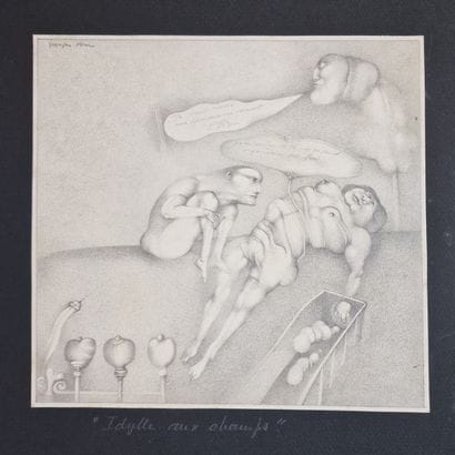 Georges BRU (1933-2023)
Idylle au champ
MINE...