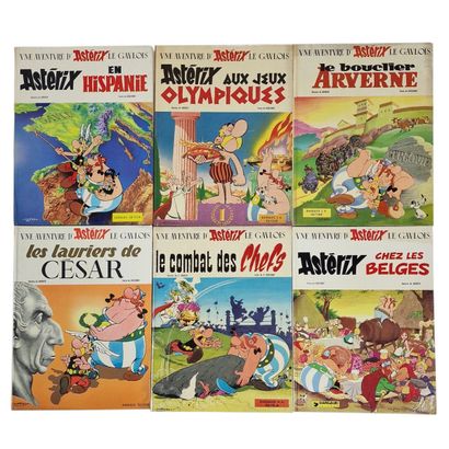 6 ALBUMS - ASTERIX, LE GAULOIS (Goscinny...